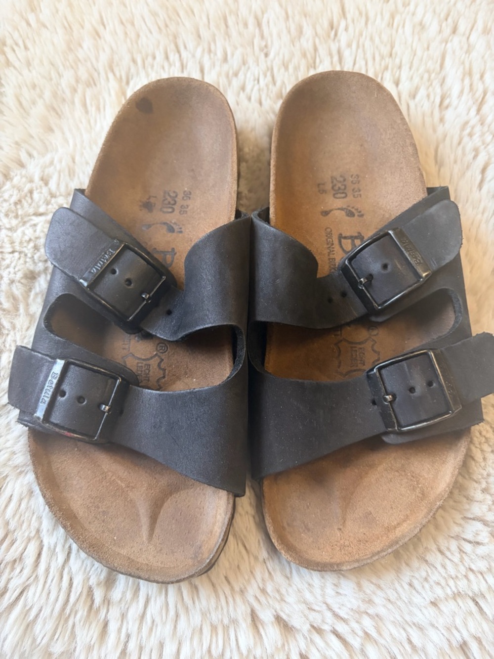 Birkenstock Black Double Strap Sandals